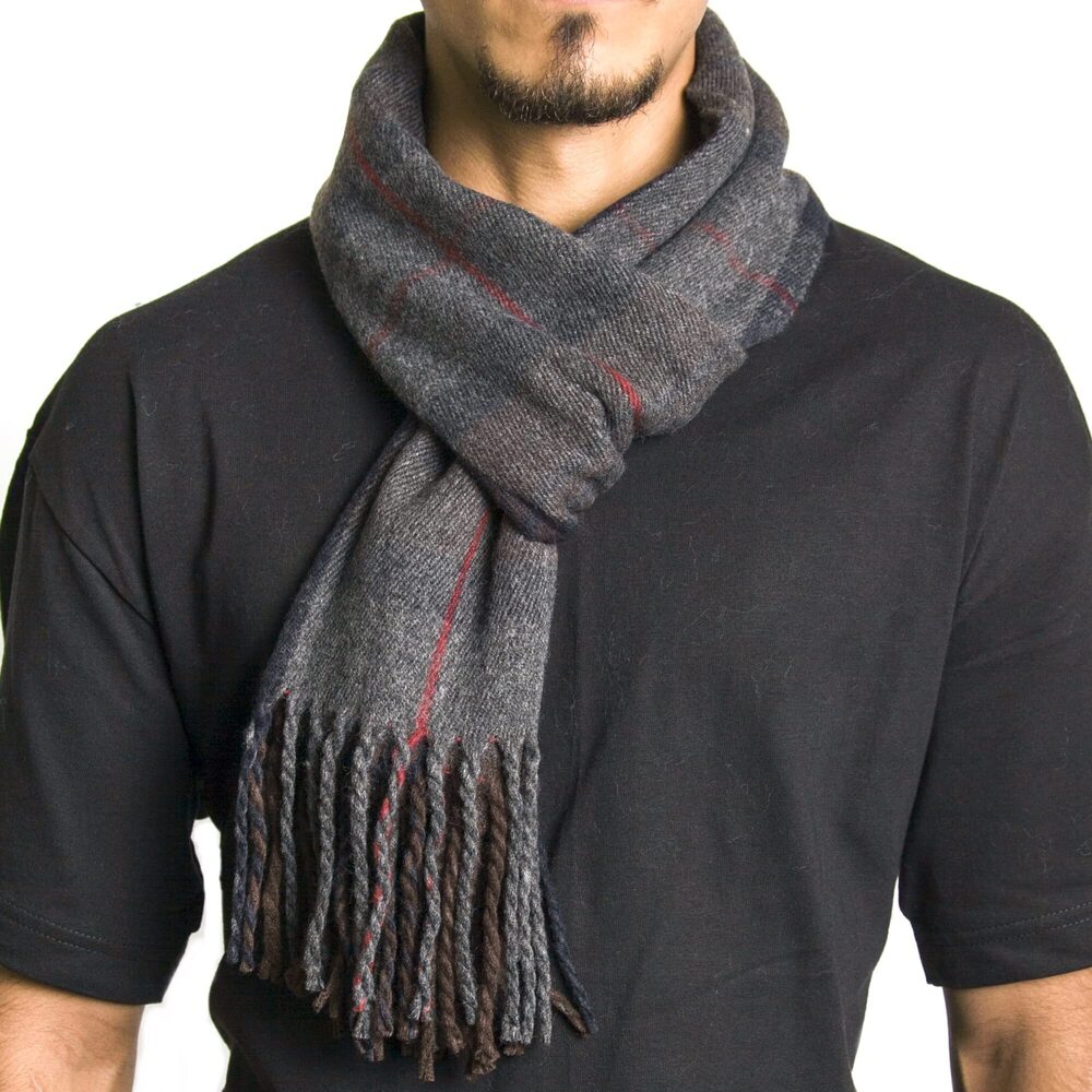 2788 Plaid Scarf Soft Winter Scarves Unisex,Hunter Plaid,One Size
